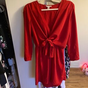 Red summer dress too shop size 6